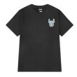 画像2: bulldog print Print Tshirts 　ユニセックス男女兼用ブルドッグプリント 半袖 Tシャツ (2)