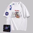 画像2: NASA x Tom & Jerry Print Tshirts 　ユニセックス男女兼用トム＆ジェリートムとジェリー×ナサNASAプリント  半袖 Tシャツ (2)