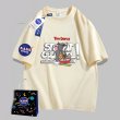 画像6: NASA x Tom & Jerry Print Tshirts 　ユニセックス男女兼用トム＆ジェリートムとジェリー×ナサNASAプリント  半袖 Tシャツ (6)