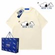 画像2: NASALIKE x Sleeping Snoopy Print Tshirts 　ユニセックス男女兼用 NASALIKE×スリーピングスヌーピー 半袖 Tシャツ (2)