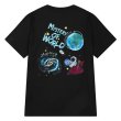 画像1:  space graphic paint Tshirts 　ユニセックス男女兼用 宇宙グラフィックペイント 半袖 Tシャツ (1)