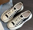 画像7: thick-soled lace-up canvas lace-up sneakers  厚底プラットフォームレースアップキャンバススニーカー (7)