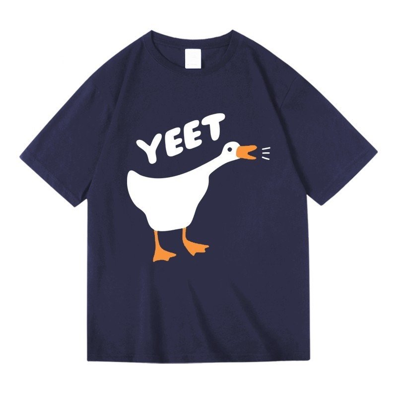 画像4: cute big goose anima Tshirts  ユニセックス男女兼用 ビッググースプリント 半袖 Tシャツ (4)