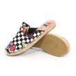 画像6: Women Damier & Comic Print espadrilles sandals slippers 　ダミエ＆コミックプリントエスパドリーユフラットサンダル 　スリッパ (6)