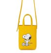 画像3: Snoopy Leather Pochette Tote Shoulder Bag　 スヌーピーレザーポシェットトートショルダーバッグ (3)