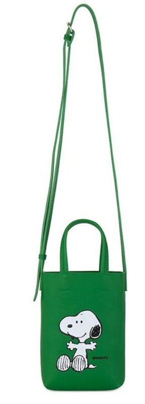 画像4: Snoopy Leather Pochette Tote Shoulder Bag　 スヌーピーレザーポシェットトートショルダーバッグ (4)