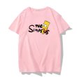 画像4:  bart simpsonTshirts 　ユニセックス男女兼用 バートシンプソンプリント 半袖 Tシャツ (4)
