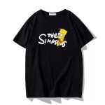 画像2:  bart simpsonTshirts 　ユニセックス男女兼用 バートシンプソンプリント 半袖 Tシャツ (2)