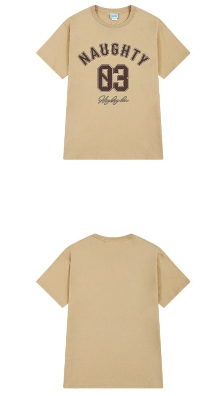 画像4: 83 number logoTshirts  ユニセックス男女兼用83ナンバーロゴ プリント 半袖 Tシャツ (4)