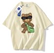 画像1: hip hop bear x NASA Print Tshirts 　ユニセックス男女兼用キッズヒップホップベア×ナサNASAプリント  半袖 Tシャツ (1)