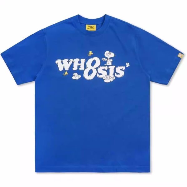 画像1: WHOOSIS X Snoopy joint Print Tshirts 　ユニセックス男女兼用WHOOSIS Xスヌーピープリント  半袖 Tシャツ (1)