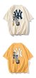 画像4: Goofy x NY New York basebal Print Tshirts 　ユニセックス男女兼用グーフィー×NYニューヨーク ベイスボール 半袖 Tシャツ (4)