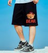 画像2: cap bear half pants Sweat pants　 男女兼用ユニセックスキャップベア ハーフパンツ  (2)