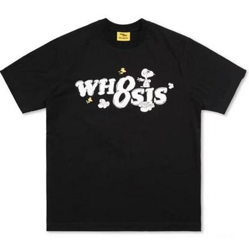 画像2: WHOOSIS X Snoopy joint Print Tshirts  ユニセックス男女兼用WHOOSIS Xスヌーピープリント  半袖 Tシャツ (2)