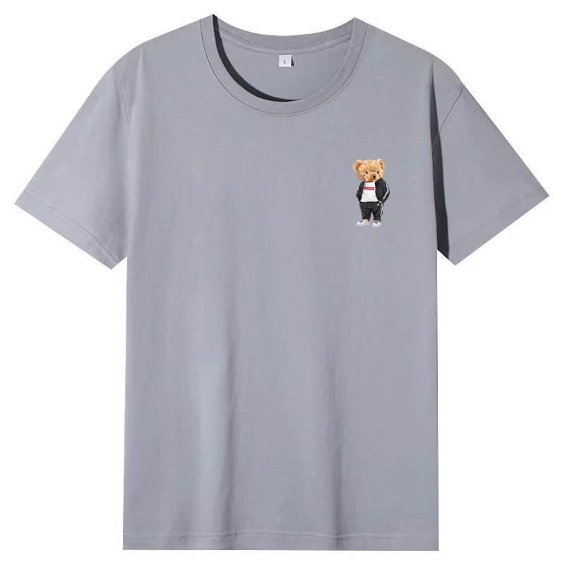 画像7: One point sports uniform bear Print Tshirts  ユニセックス男女兼用ワンポイントスポーツユニホームベアプリント  半袖 Tシャツ (7)