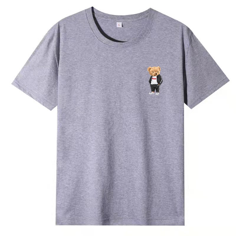 画像4: One point sports uniform bear Print Tshirts  ユニセックス男女兼用ワンポイントスポーツユニホームベアプリント  半袖 Tシャツ (4)