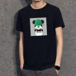 画像5: top green hat Mickey Print Tshirts 　即納ユニセックス男女兼用グリーンキャップミッキーマウス ミッキープリント  半袖 Tシャツ (5)
