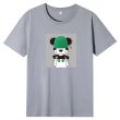 画像1: top green hat Mickey Print Tshirts 　即納ユニセックス男女兼用グリーンキャップミッキーマウス ミッキープリント  半袖 Tシャツ (1)