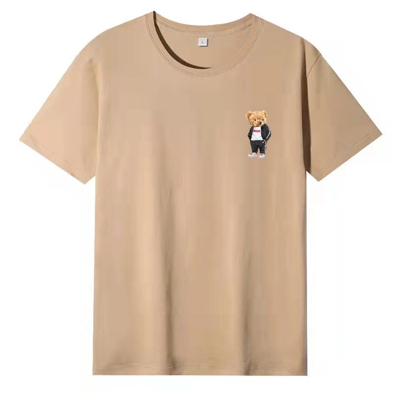 画像3: One point sports uniform bear Print Tshirts  ユニセックス男女兼用ワンポイントスポーツユニホームベアプリント  半袖 Tシャツ (3)