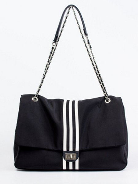 画像8: 3 LINE QUILTING CHAIN TOTE SHOULDER BAG　3ラインキルティングチェーントートショルダーバッグユニセックス 男女兼用 (8)