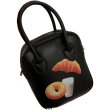 画像10: Croissant & bagel & milk print mini TOTE SHOULDER BAG　クロワッサン&ベーグル&ミルクプリントミニトートショルダーバッグユニセックス 男女兼用 (10)