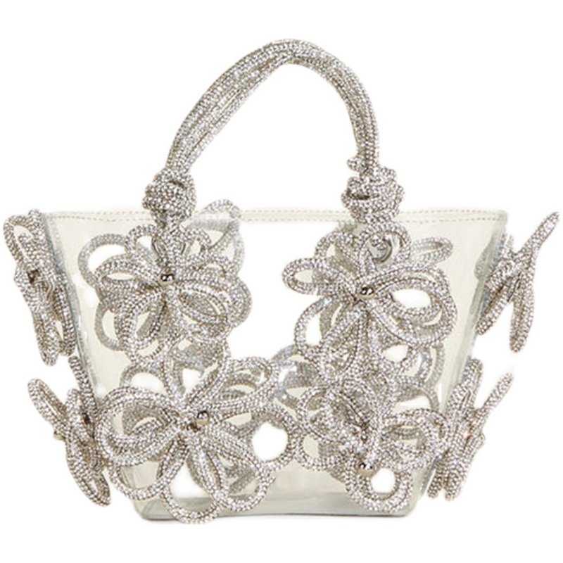画像6: bring diamond-encrusted French fairy bagTOTE  BAG ラインストーン フレンチスタイルンフェアリートートバッグ (6)