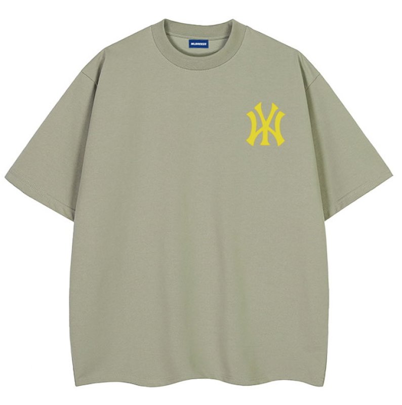 画像9: New York Yankees monogram rabbit Print Tshirts  ユニセックス男女兼用NYニューヨークヤンキース モノグラムラビットプリント  半袖 Tシャツ (9)
