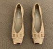 画像2: women's Retro all-match square toe peas shoes  Pumps　金具レトロオールマッチスクエアトゥピーズフラットパンプス (2)