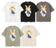 画像11: New York Yankees monogram rabbit Print Tshirts 　ユニセックス男女兼用NYニューヨークヤンキース モノグラムラビットプリント  半袖 Tシャツ (11)