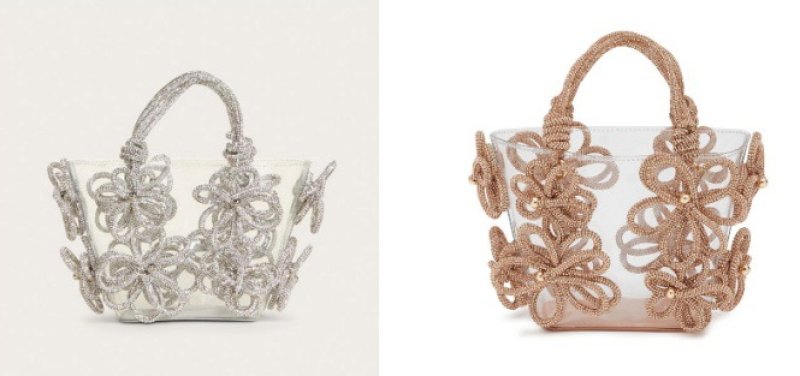 画像5: bring diamond-encrusted French fairy bagTOTE  BAG ラインストーン フレンチスタイルンフェアリートートバッグ (5)