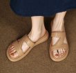 画像3: flat easy sandals slippers 　イージーフラットレザーサンダルスリッパ (3)