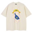 画像3: New York Yankees monogram rabbit Print Tshirts 　ユニセックス男女兼用NYニューヨークヤンキース モノグラムラビットプリント  半袖 Tシャツ (3)