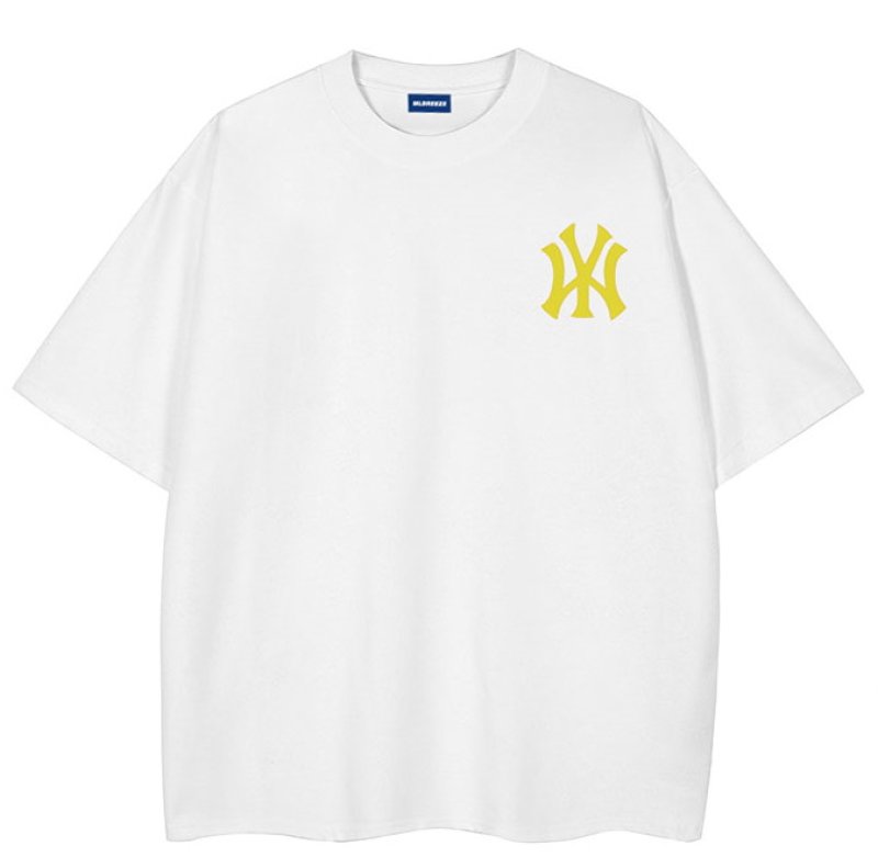 画像7: New York Yankees monogram rabbit Print Tshirts  ユニセックス男女兼用NYニューヨークヤンキース モノグラムラビットプリント  半袖 Tシャツ (7)
