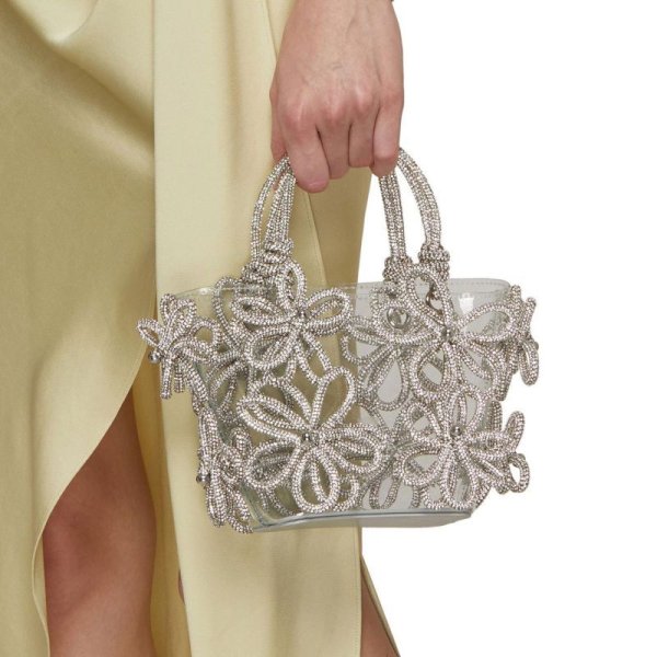 画像1: bring diamond-encrusted French fairy bagTOTE  BAG　ラインストーン フレンチスタイルンフェアリートートバッグ (1)