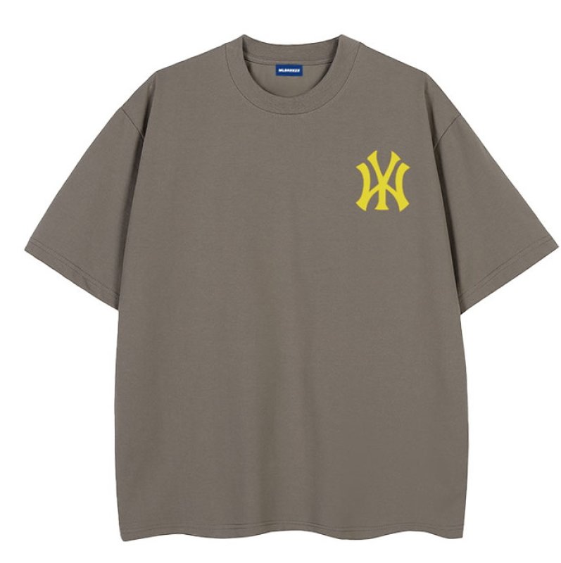 画像10: New York Yankees monogram rabbit Print Tshirts  ユニセックス男女兼用NYニューヨークヤンキース モノグラムラビットプリント  半袖 Tシャツ (10)