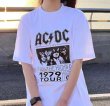 画像6: ACDC short sleeve Print Tshirts 　ユニセックス男女兼用ACDCバンドプリント  半袖 Tシャツ (6)