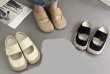 画像8: Women canvas casual flat outer wear fisherman Baotou half slippers espadrilles sandals slippers 　キャンバス カジュアル エスパドリーユフラットサンダル スリッパ (8)