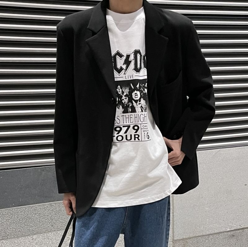 画像4: ACDC short sleeve Print Tshirts  ユニセックス男女兼用ACDCバンドプリント  半袖 Tシャツ (4)