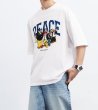 画像5: PEACE Popeye family Print Tshirts 　ユニセックス男女兼用ポパイファミリープリント  半袖 Tシャツ (5)