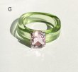 画像10: new fashion Colored gemstone diamond resin index finger ring　ニューフォアリングファッションリング指輪 (10)