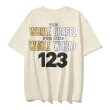 画像3: RRR123 burning cross print Tshirts 　ユニセックス男女兼用 RRR123バーニング クロスプリント 半袖 Tシャツ (3)