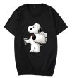 画像2: Spoof Snoopy Print Tshirts 　ユニセックス男女兼用 なりすましスヌーピープリント 半袖 Tシャツ (2)