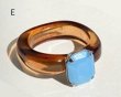 画像8: new fashion Colored gemstone diamond resin index finger ring　ニューフォアリングファッションリング指輪 (8)