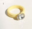 画像12: new fashion Colored gemstone diamond resin index finger ring　ニューフォアリングファッションリング指輪 (12)