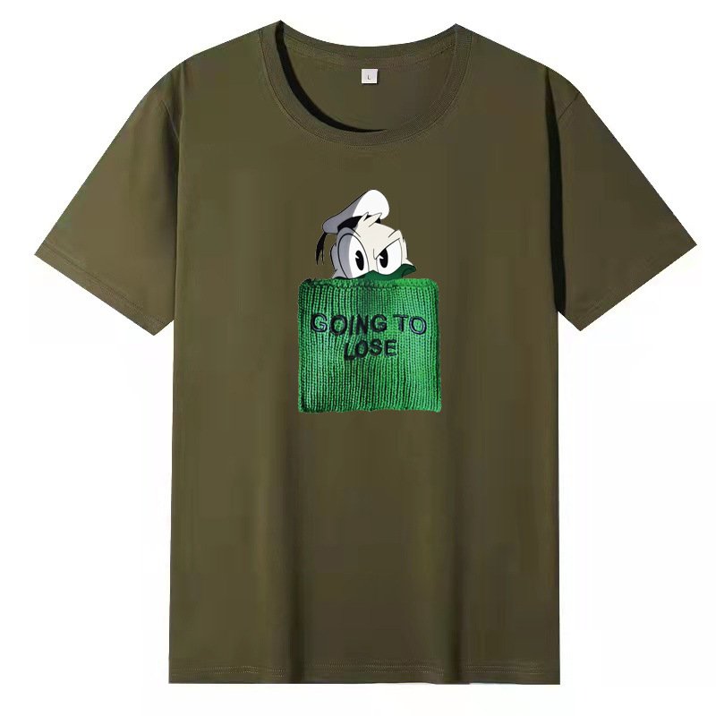 画像7: GOING TO LOSE Donald Duck Print Tshirts 　ユニセックス男女兼用 GOING TO LOSE ×ドナルドダックプリント 半袖 Tシャツ (7)