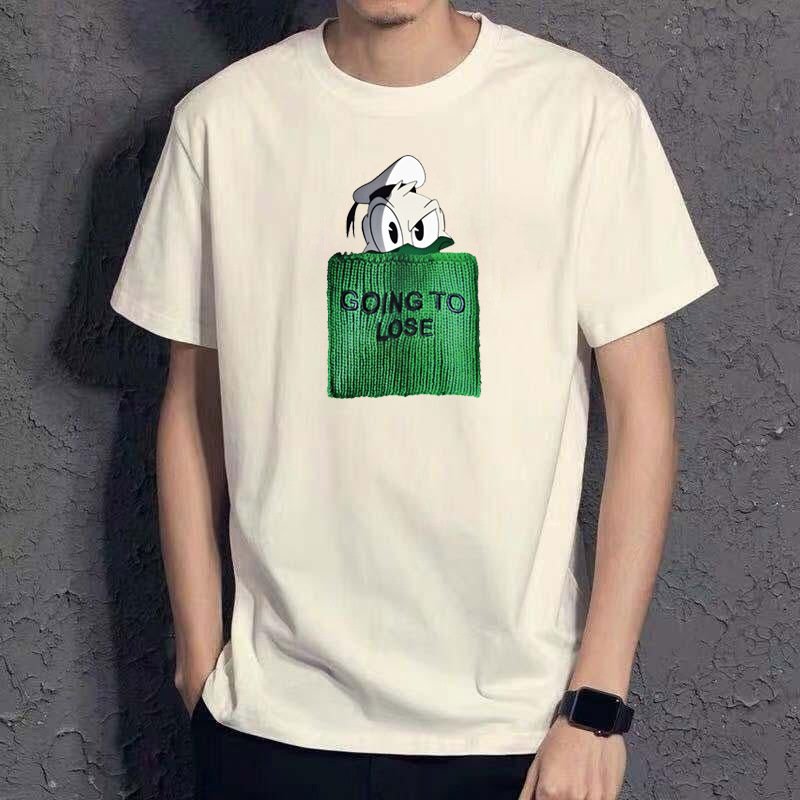 画像4: GOING TO LOSE Donald Duck Print Tshirts 　ユニセックス男女兼用 GOING TO LOSE ×ドナルドダックプリント 半袖 Tシャツ (4)