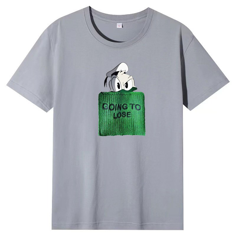 画像5: GOING TO LOSE Donald Duck Print Tshirts 　ユニセックス男女兼用 GOING TO LOSE ×ドナルドダックプリント 半袖 Tシャツ (5)