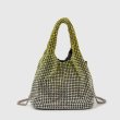画像3: gradient rhinestone bag portable bucket bag tote shoulder bag　グラデーションカラー ラインストーンバッグバケットバッグ トートショルダーバッグ (3)