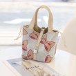 画像4: Women's Bow Ribbon Rhinestone Tote Bag リボン りぼん ラインストーントートバッグ 巾着 ハンドバッグ (4)