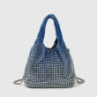 画像2: gradient rhinestone bag portable bucket bag tote shoulder bag　グラデーションカラー ラインストーンバッグバケットバッグ トートショルダーバッグ (2)